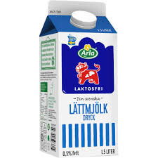 Lättmjölk Laktosfri 1,5 L Arla