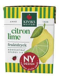 Fruktdryck Citron/Lime 2 Dl Kivik
