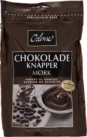Chokladknappar Mörk 150 G Odense