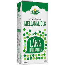 Mellanmjölk Lång Hållbarhet 1 L Arla