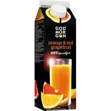 Orange Red Grapefruit  Juice 1 L God Morgon