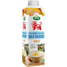 Mild Yoghurt Mango Lättsockrad 1,5% 1 L Arla