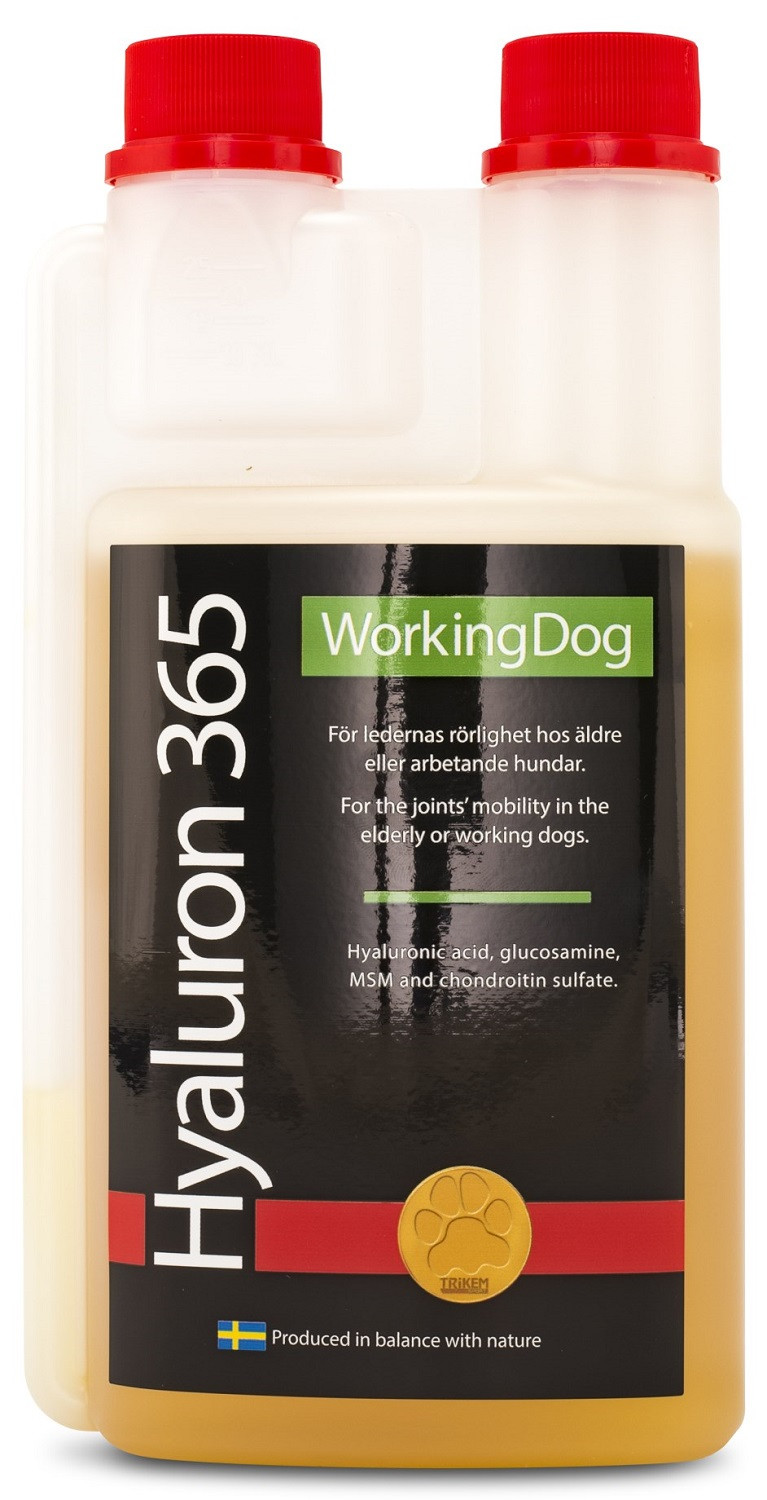 WORKING DOG 365 HYALURON HUND 500ML RÖD Börjes