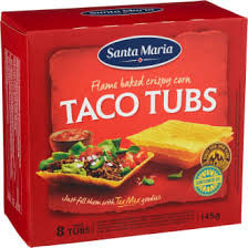Taco Tubs 8-Pack 145G Santa Maria