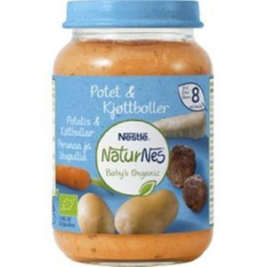 Potatis &Köttbullar 8 Mån Nestle 190 G