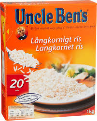 LÅNGKORNIGT RIS 20 MIN UNCLE BEN'S 1 KG - Börjes